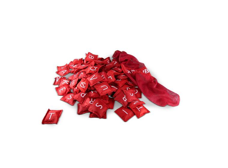 Both Side print -Toggle case Alphabets RED 