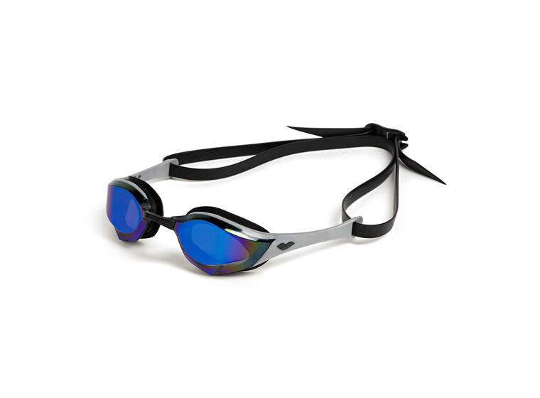 Cobra Edge Swipe Mirror Svømmebrille Arena | Blå speil/Sølv | Racingbrille 