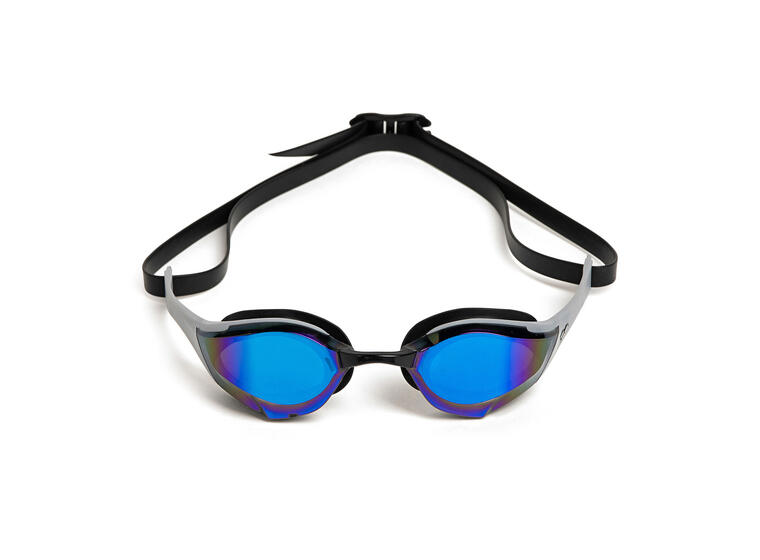Cobra Edge Swipe Mirror Svømmebrille Arena | Blå speil/Sølv | Racingbrille 