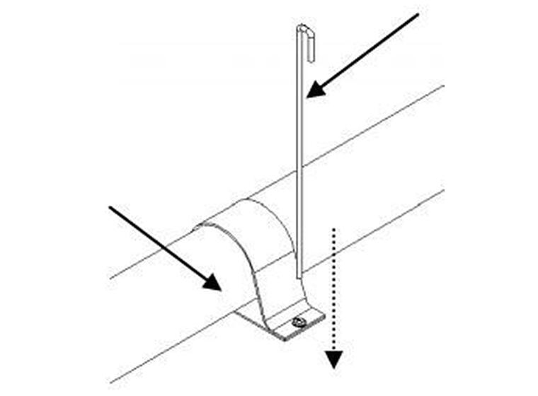 Flexi ankkuri Jalkapallomaalin kiinitykseen 