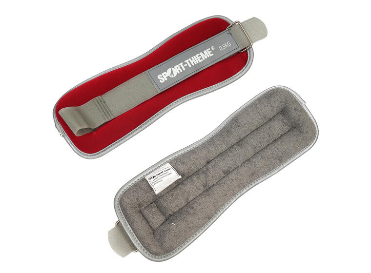 Sport-Thieme | Premium Nilkkapainot 2 x 0, 5 kg | Punainen 