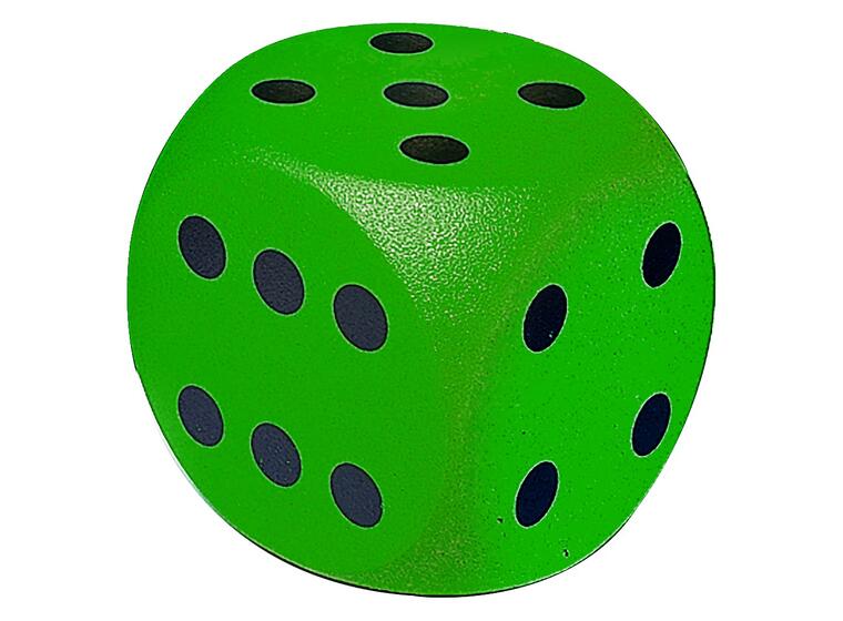 Terning Volley i skum med trekk 1 stk | grønn | 40 x 40 cm 