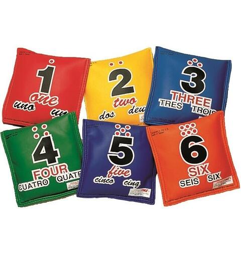 Utility Sequencing Bean Bags Set of 6
