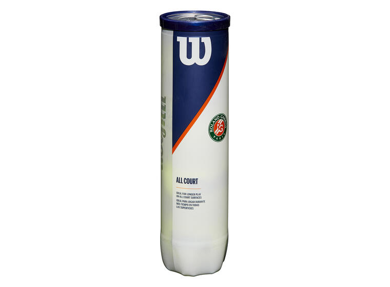 Wilson | Roland Garros Tennispallot 4 kpl | Paineistettu pallo 