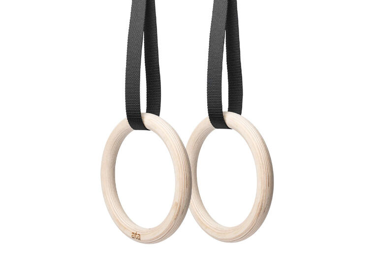 ata Wooden Gym Rings 28 cm 