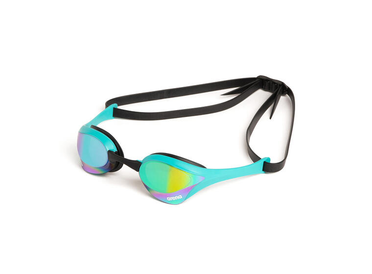 Arena Cobra Ultra Swipe Mirror Uimalasit Peililinssi | Turkoosi kehys 