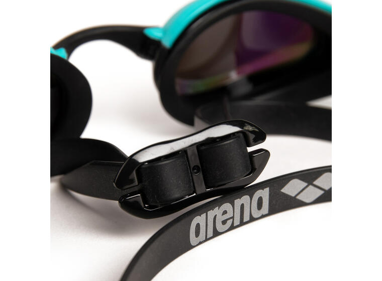 Arena Cobra Ultra Swipe Mirror Uimalasit Peililinssi | Turkoosi kehys 