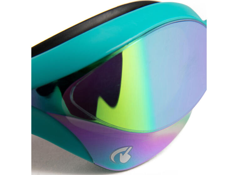 Arena Cobra Ultra Swipe Mirror Uimalasit Peililinssi | Turkoosi kehys 