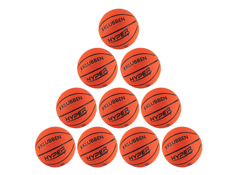 Basketball Klubben Hyper 5 (10) 10 stk | Treningsball 
