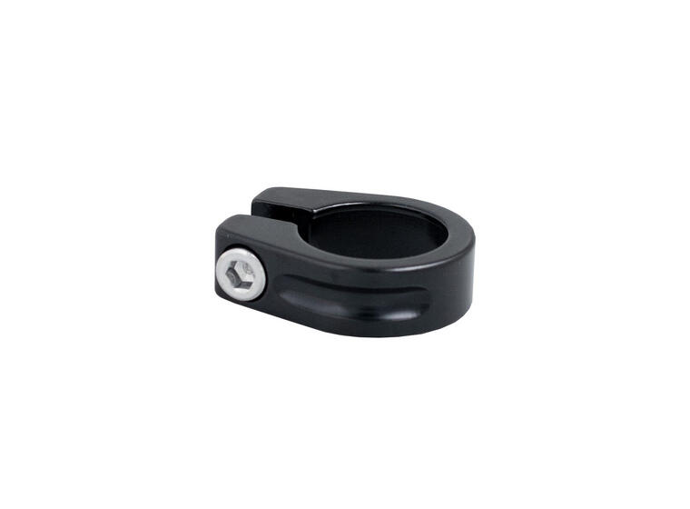 QU-AX Seat clamp, black, 28,6mm 