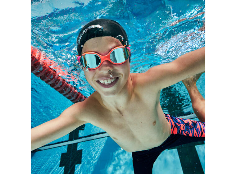 Speedo | Biofuse 2.0 Junior Uimalasit Värikäs kehys | Hopea linssi | 6-14 v 