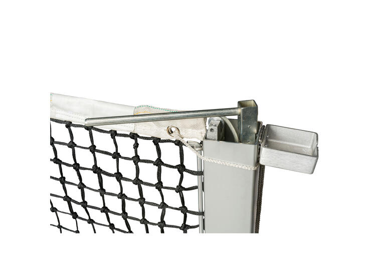 Tennistolpat alumiinia 80 x 80 mm Sis. hylsyt 