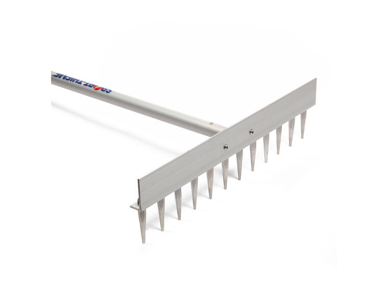 rake with scraper for jump pit 