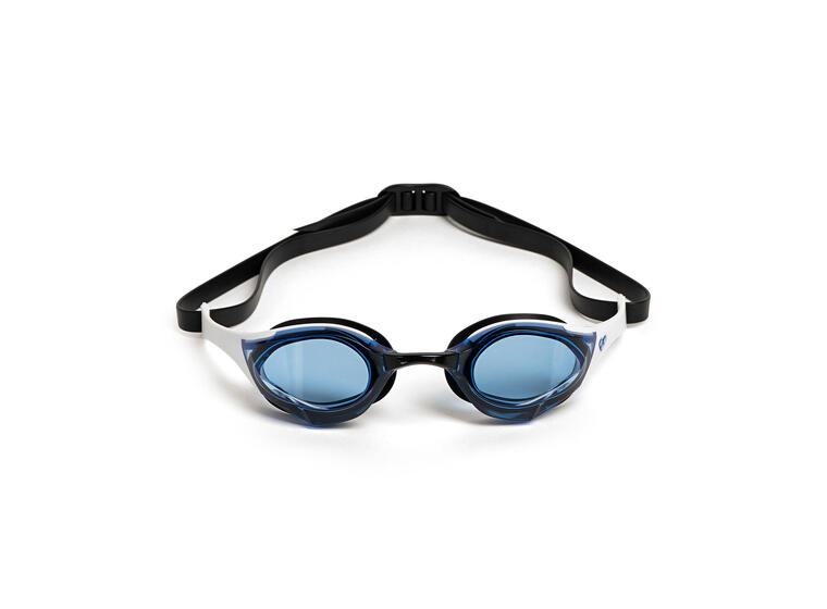 Cobra Edge Swipe Svømmebrille Arena | Blå linse/Hvit | Racing brille 