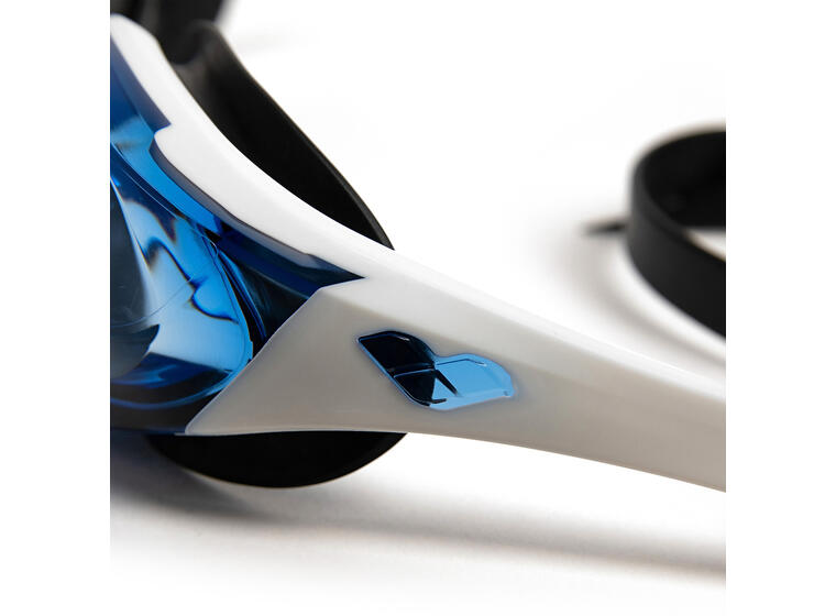 Cobra Edge Swipe Svømmebrille Arena | Blå linse/Hvit | Racing brille 