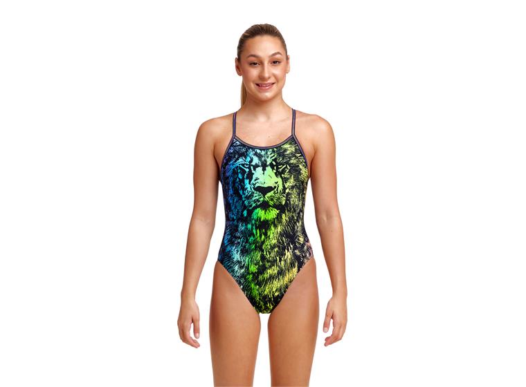 Funkita | Lion Eyes Uimapuku Single Strap | Monivärinen | 140 cm