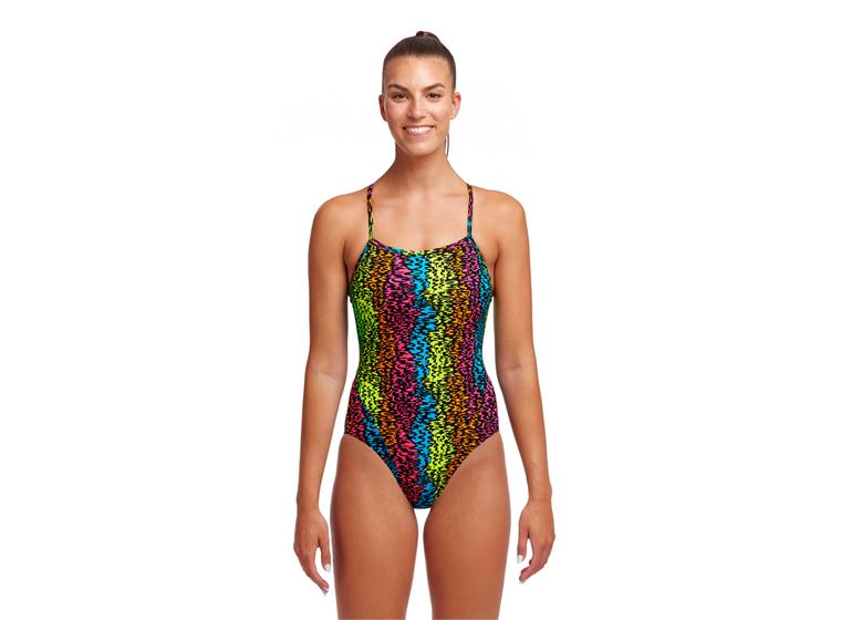 Funkita | Sunset West Uimapuku Single Strap | Pinkki | EU36