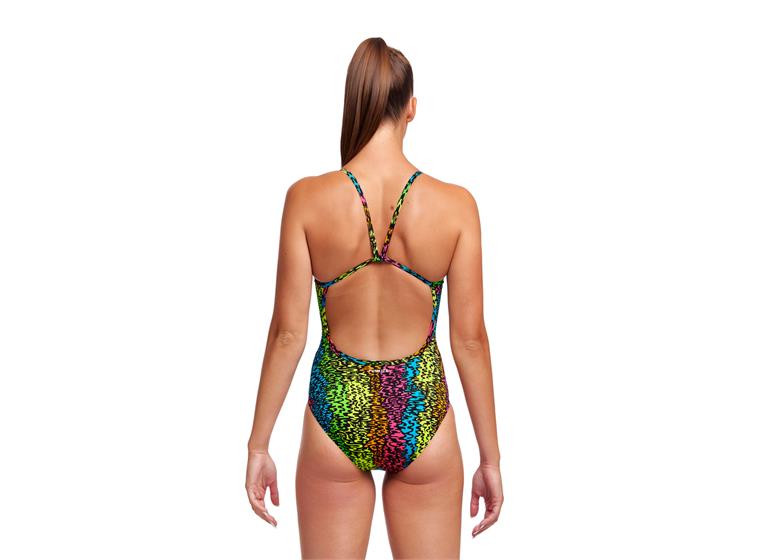 Funkita | Sunset West Uimapuku Single Strap | Pinkki | EU36