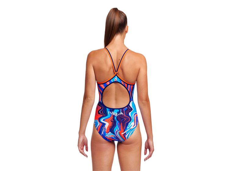 Funkita | Zee Bra Uimapuku Single Strap | Monivärinen | EU36