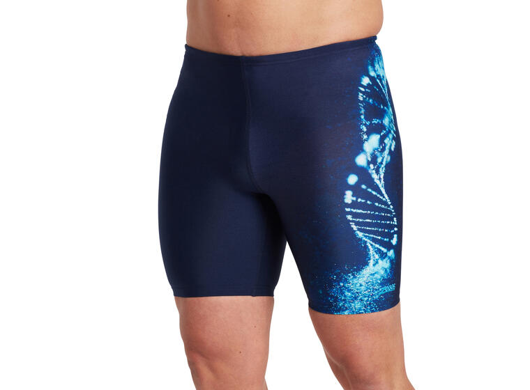 Helix Mid Jammer Badebukse 34 Zoggs | Blå | Ecolast+ 