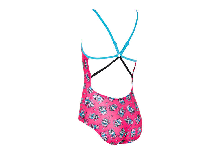 Pop Corn Starback Badedrakt jr 116cm Zoggs | Rosa/Flerfarget | Ecolast 