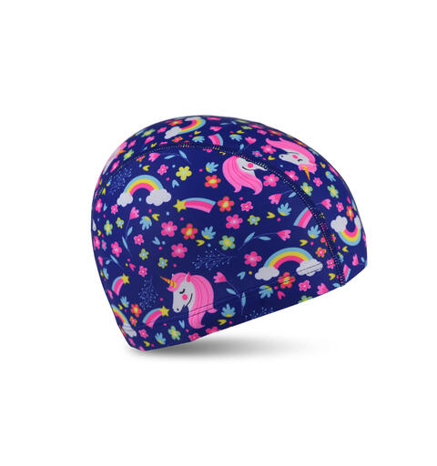 Printed caps jr unicorn/ rainbow
