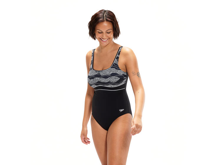 Speedo | Contour Eclipse Uimapuku Musta | ECO ShapeComprex | Koko 36 