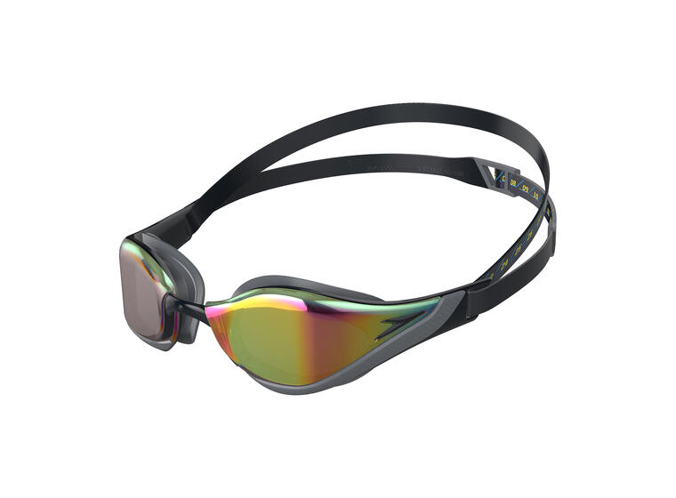 Speedo | Pure Focus Uimalasit Musta kehys | Peililinssi | Ruby 
