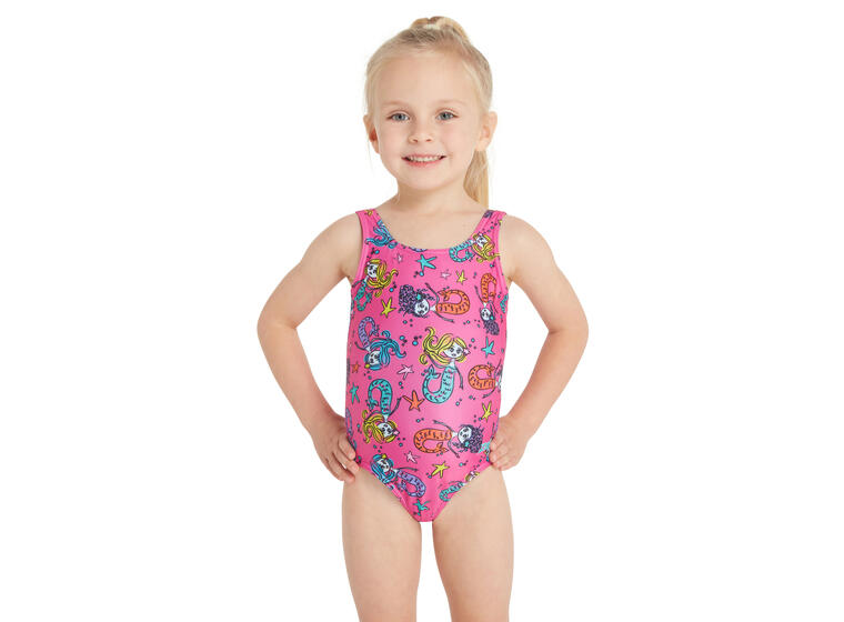 Zoggs | Merry Maiden Scoopback Uimapuku Pinkki | Ecolast | 92 cm 