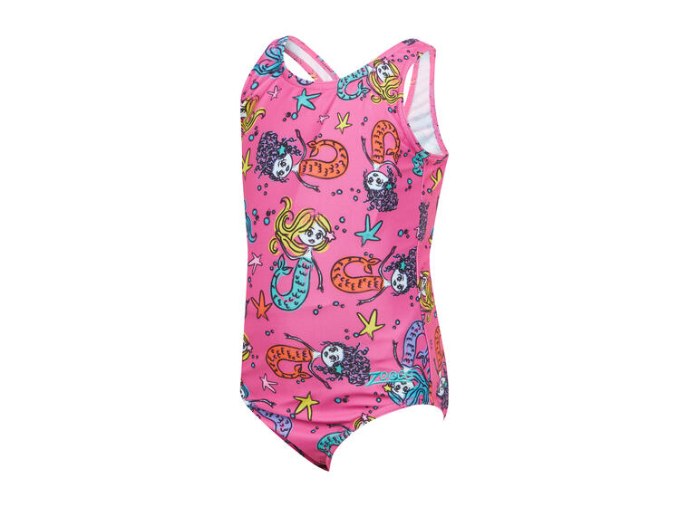 Zoggs | Merry Maiden Scoopback Uimapuku Pinkki | Ecolast | 92 cm 