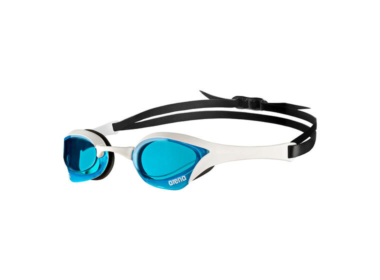 Cobra Ultra Swipe Svømmebrille Arena | Blå linse/Hvit | Racing brille 