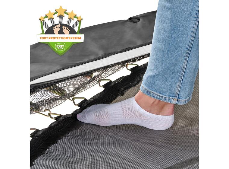 EXIT | Lotus Premium Trampoliini 253 cm | Musta 
