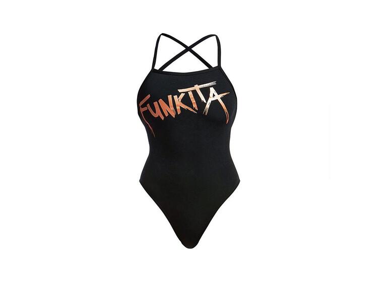Funkita | Bronzed Uimapuku | Musta | EU38 