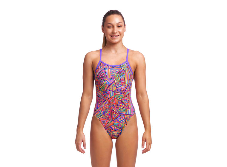Funkita | Trihard Uimapuku Single Strap | Koko 128 cm