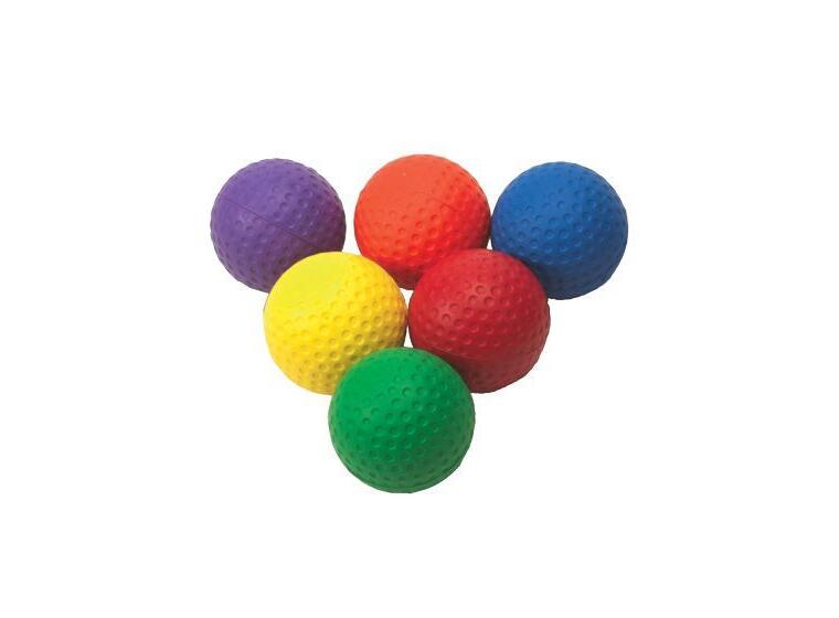 Golfpallot ekstra suuret 6 kpl Eri värejä 
