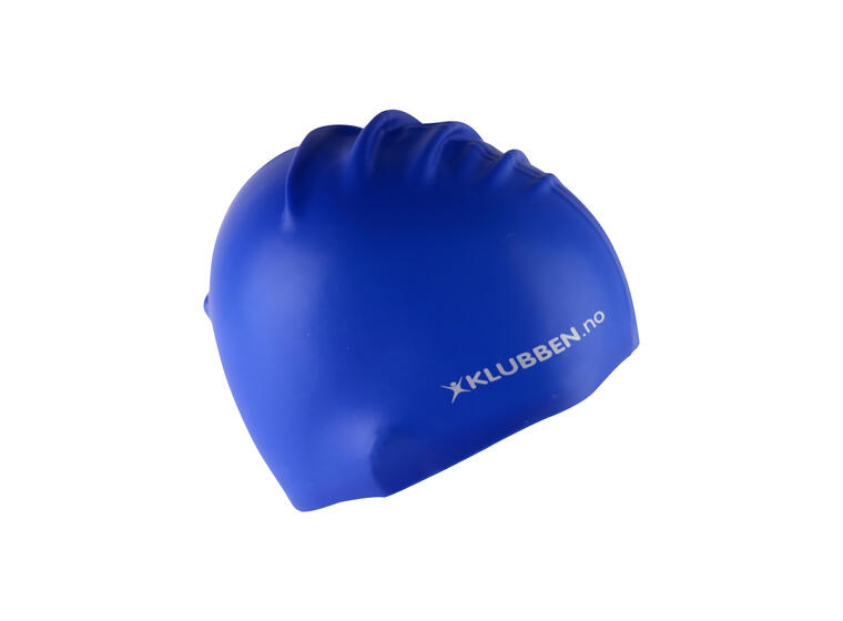 SILICONE STANDARD CAP ADULT Royal Blue KLUBBEN LOGO 