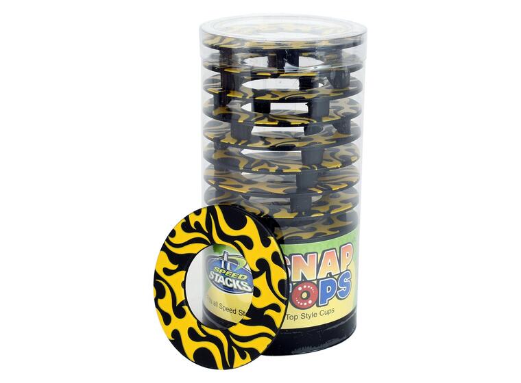 Speed Stacks | Snap Tops 12 kpl | Yellow Fury 