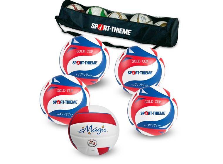 Sport Thieme | Lentopallosetti Training 4 harjoituspalloa ja 1 kilpapallo
