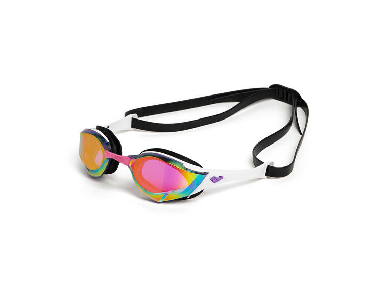 Cobra Edge Swipe Mirror Svømmebrille Arena | Lilla speil/Hvit | Racingbrille 