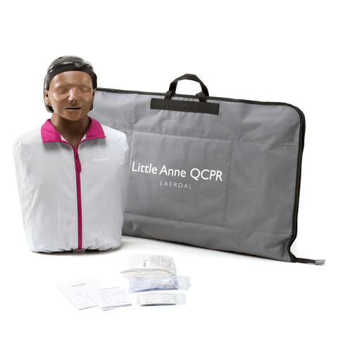 Laerdal Medical | Elvytysnukke Little Anne QCPR Dark