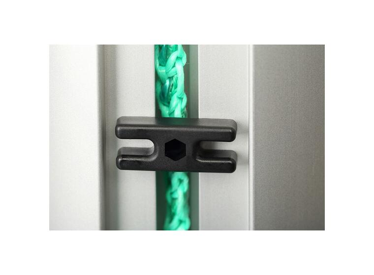 Nettkrok plast Svart ( 1 stk.) 26x10x4 mm - Svart 