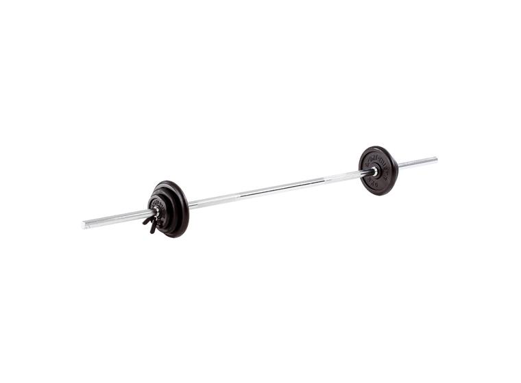 Sport-Thieme® 27.5 kg Barbell  Set, Rubb er-Coated 