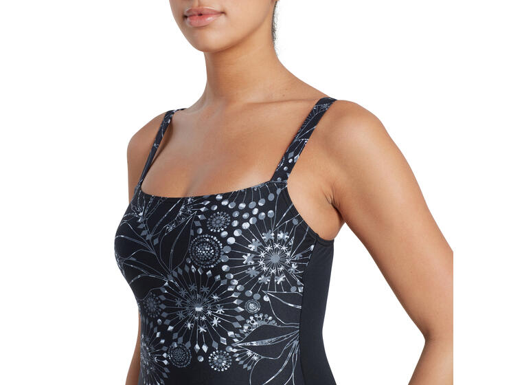 Stellar Adj. Classicback Badedrakt EU44 Zoggs | Svart/Flerfarget | Ecolast+ 