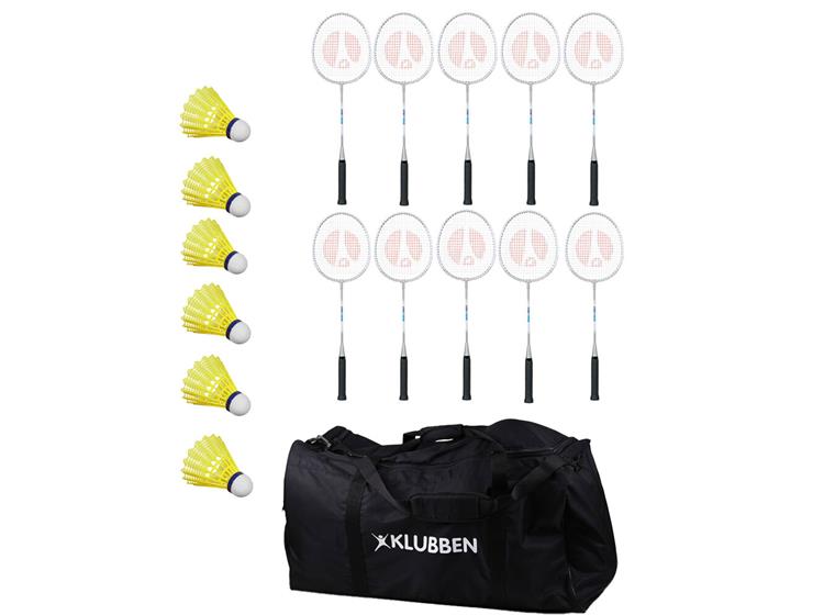Sulkapallo koulusetti Sport-Thieme 10 mailaa | 6 palloa ja | 1 laukku