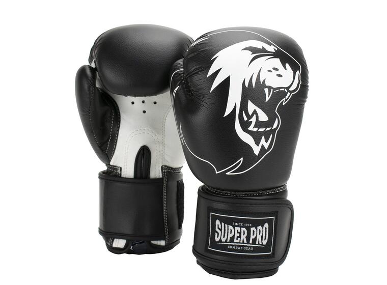 Super Pro | Talent Nyrkkeilyhanskat 6 oz | Musta/Valkoinen 