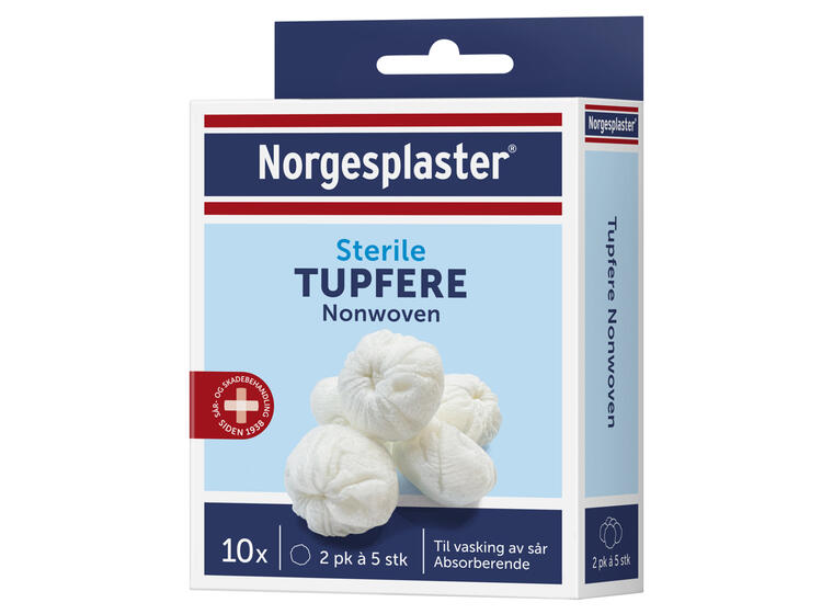 Tupfere Haavanpuhdistuslappu 10 kpl 