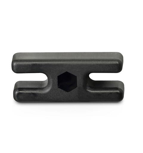 Verkkokoukku | 1 kpl 26x10x4 mm | Muovi | Musta
