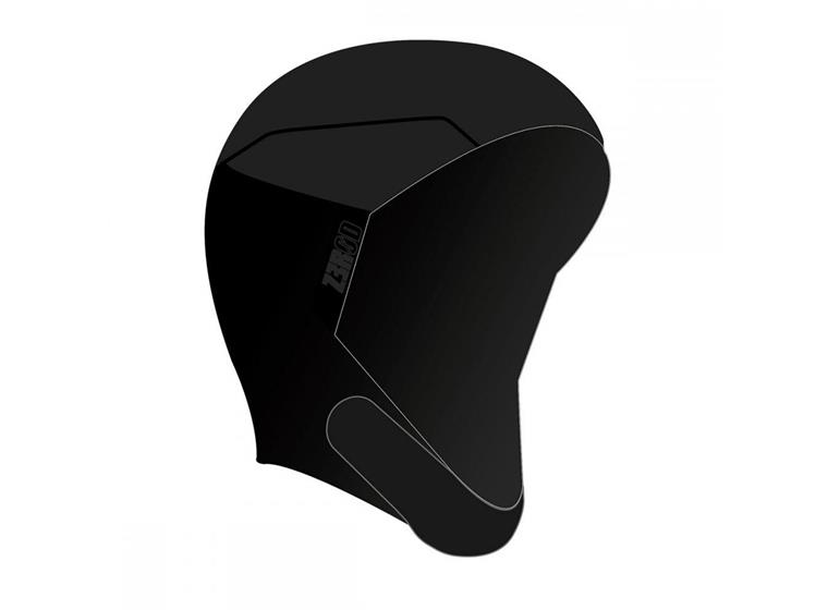 ZEROD Neo Hood Neopreenihuppu Säädettävä | Musta | M-L 