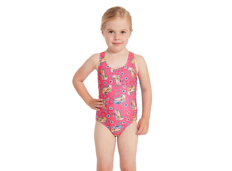 Zoggs | Little Dino Uimapuku Pinkki | Actionback | 80 cm 