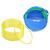 Gymnastikkringer Pvc 60 cm | Gul 60 cm | 10 stk med oppbevaringsbag 